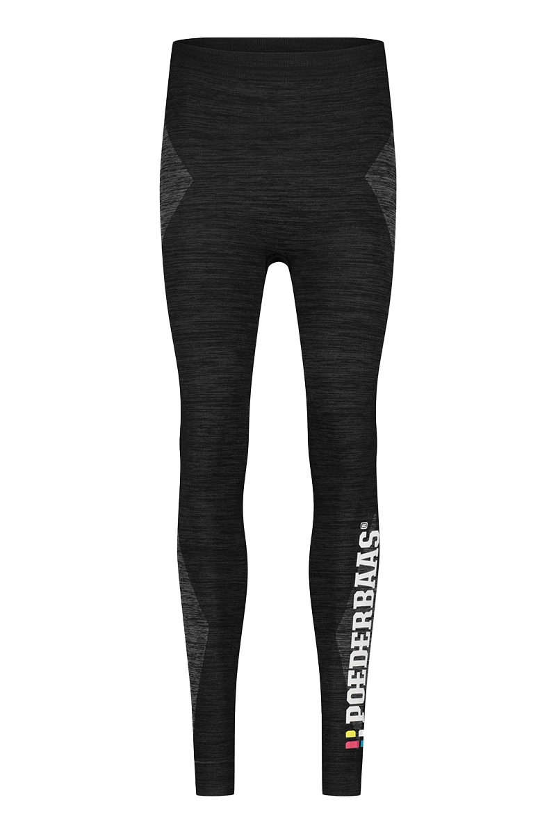 Thermo heren lange broek zwart