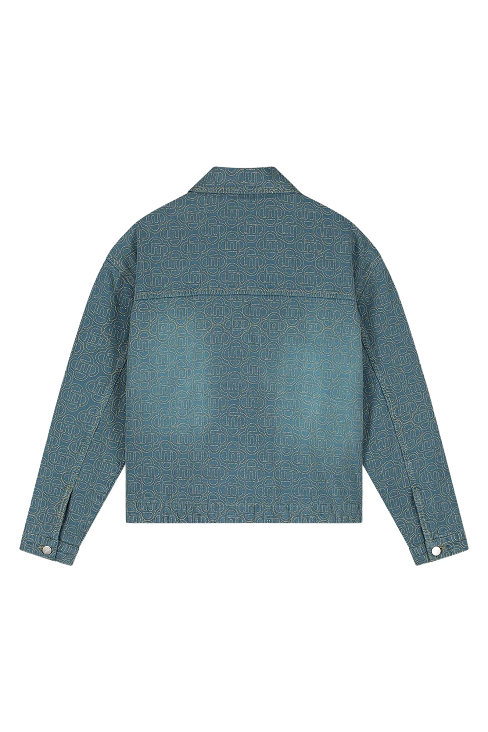 Heren overshirt blauw