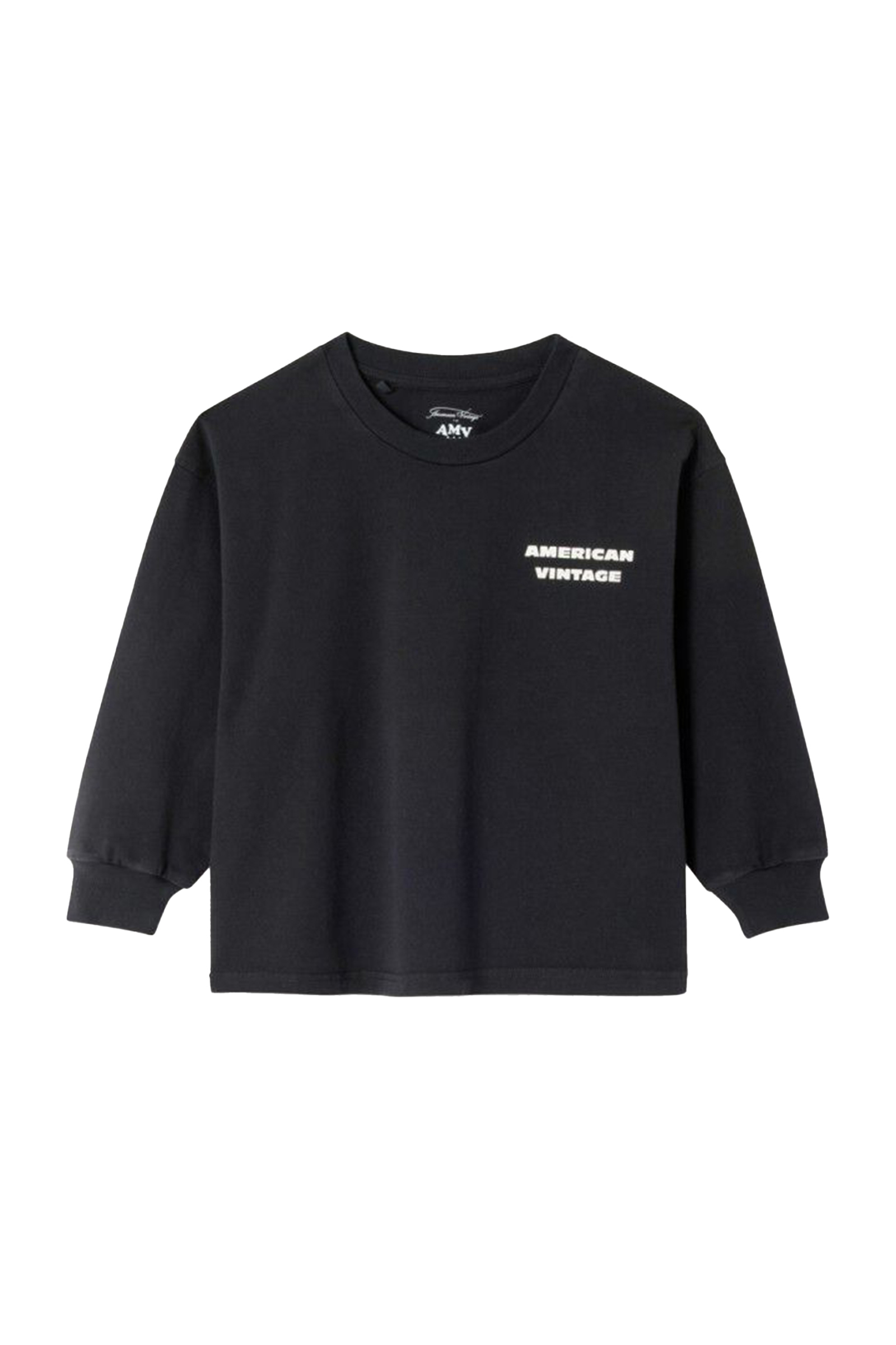 Jongens t-shirt lange mouw zwart