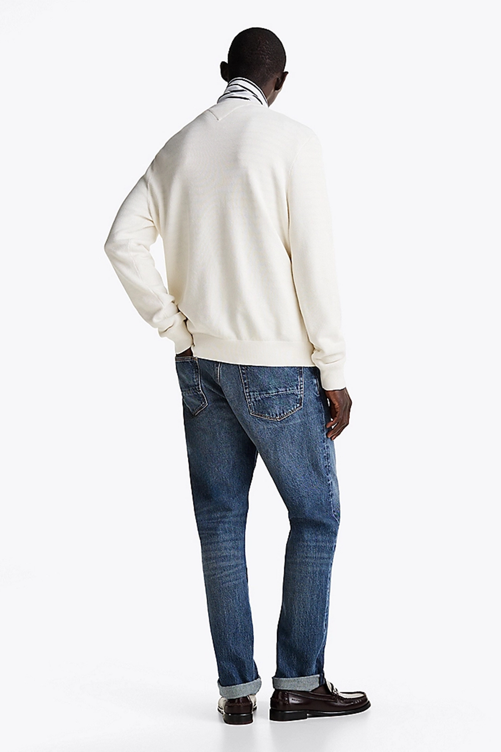 Tommy Hilfiger ESSENTIAL STRUCTURE CREW NECK Light Beige 3