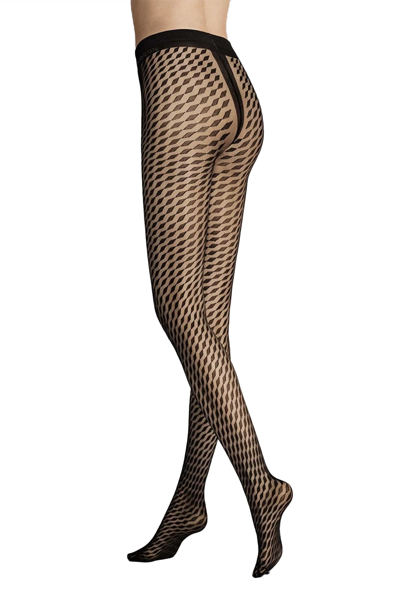 Dames panty zwart