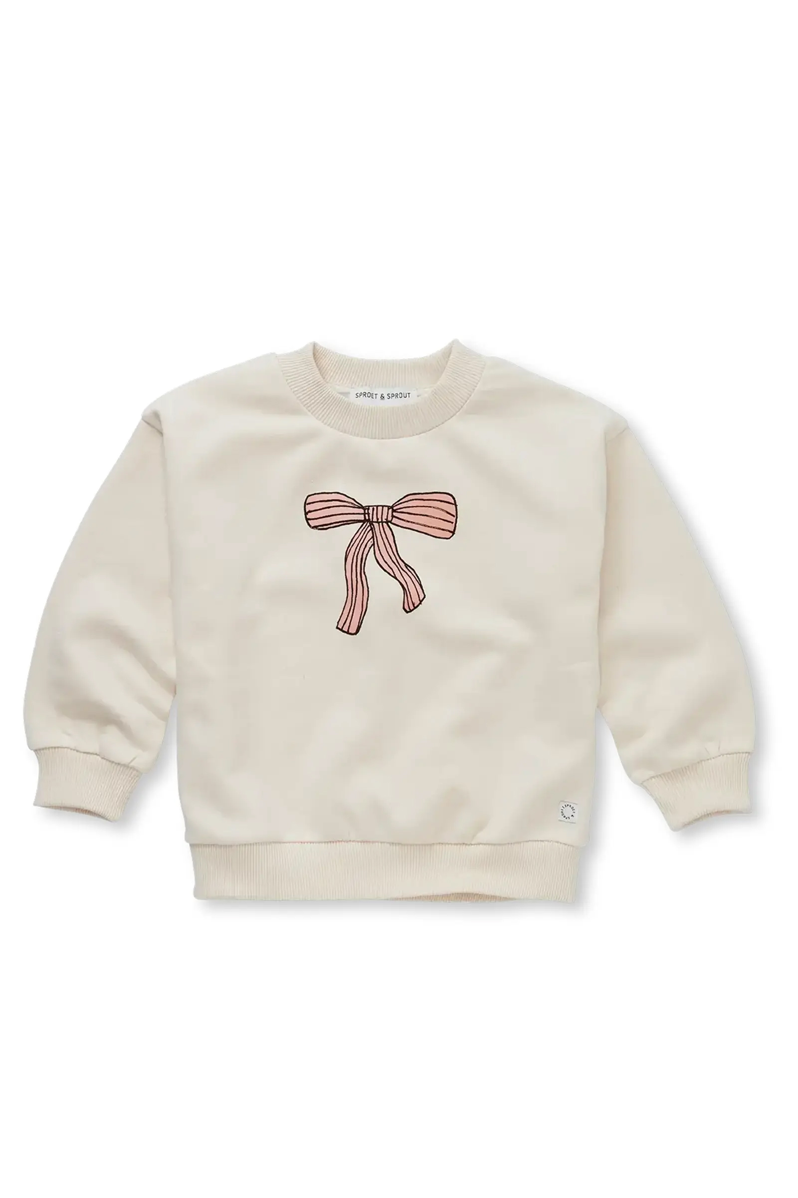 Meisjes sweater ecru