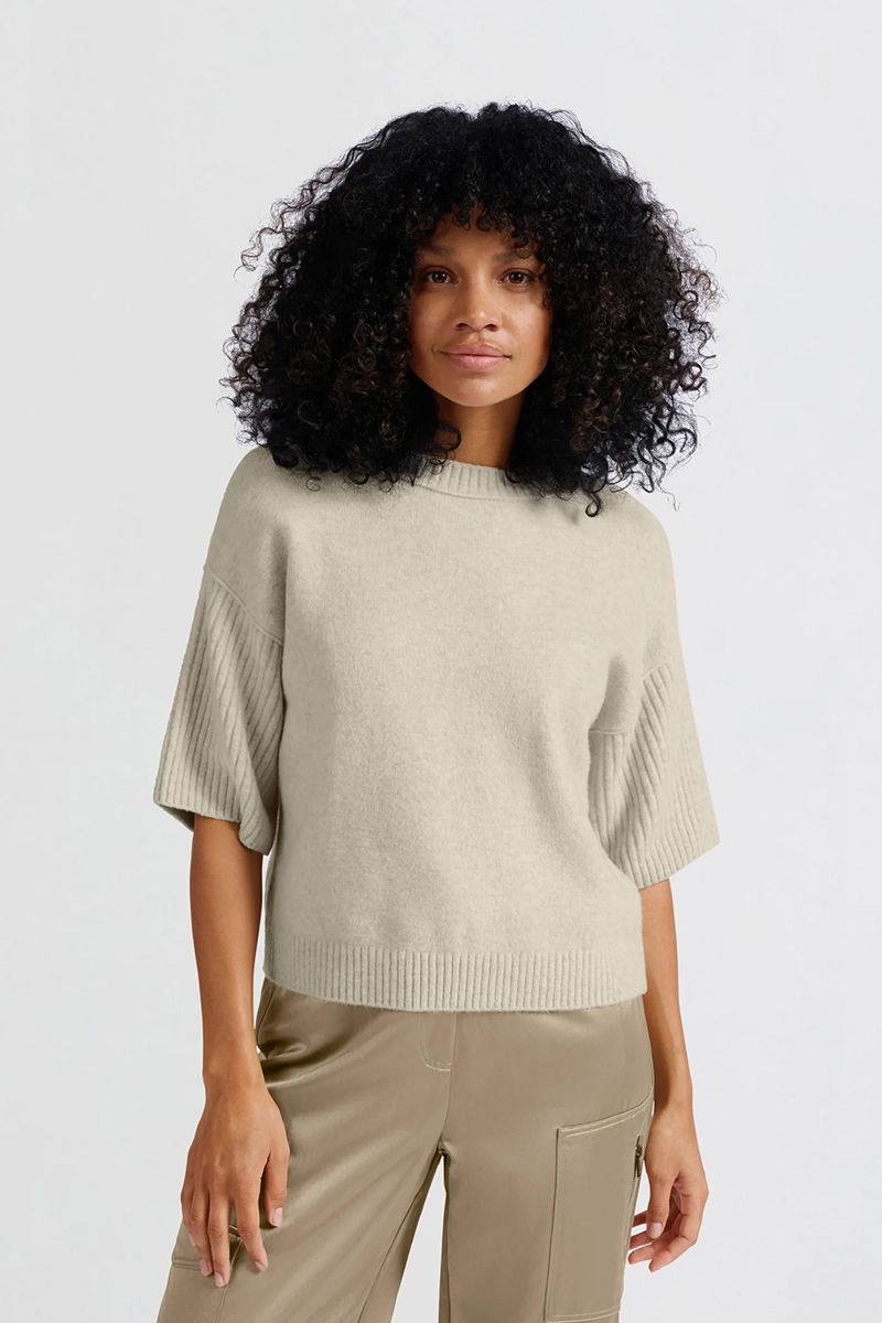 Dames sweater bruin