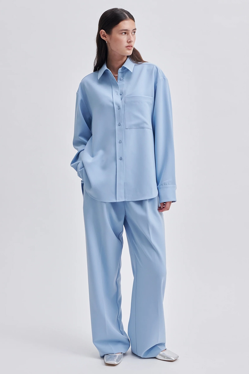 Dames broek blauw