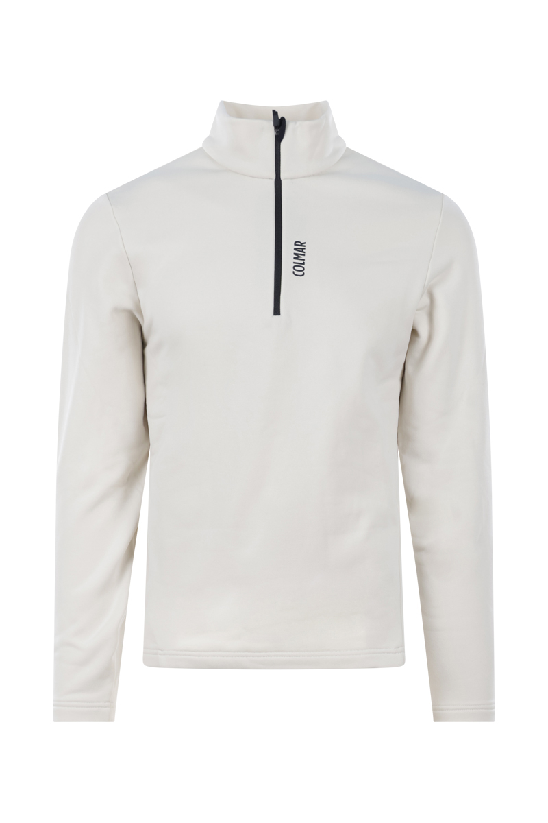 Colmar HALF ZIP STRETCH FLEECE Ecru-1 1