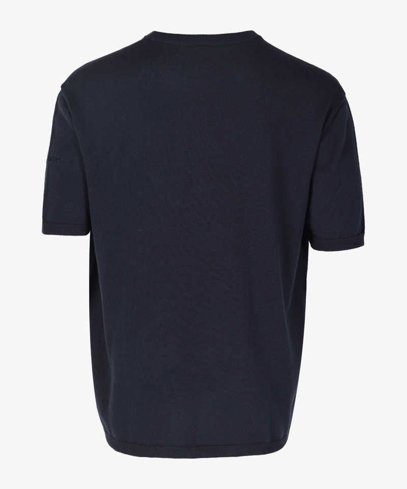Heren t-shirt kortemouw blauw