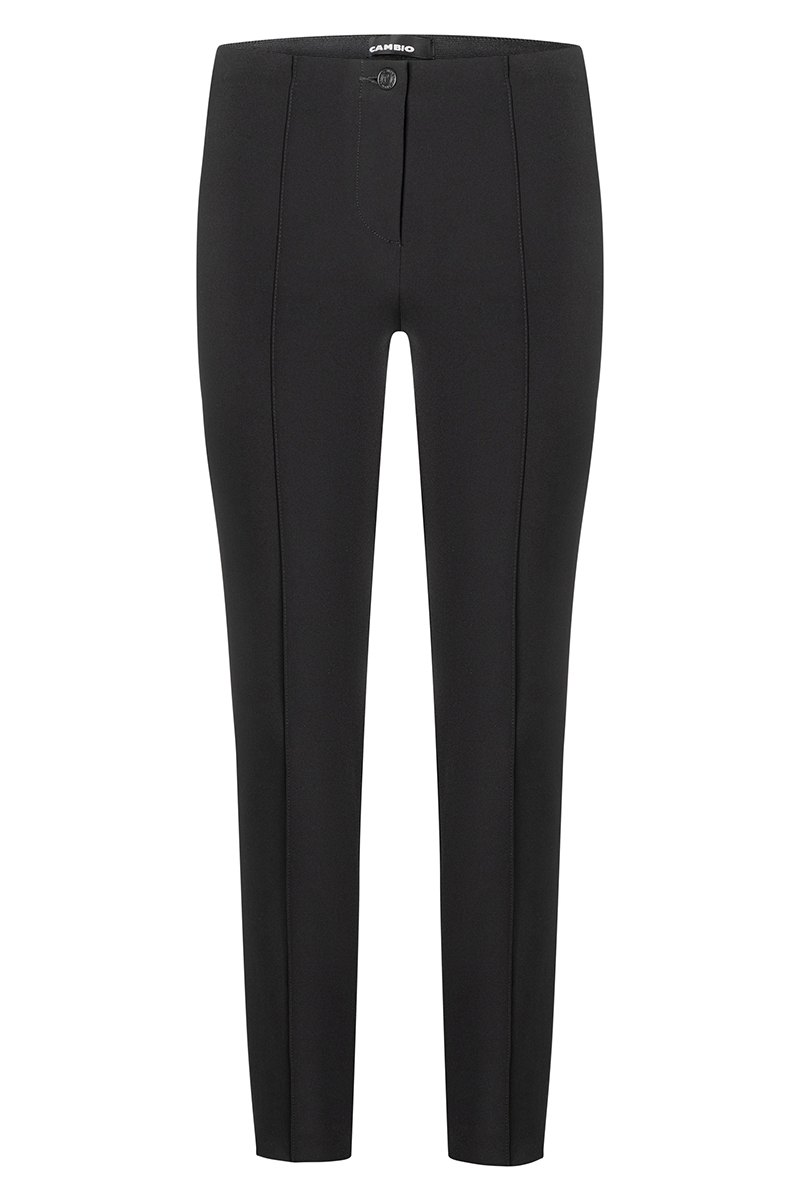 Cambio Broeken Ros Zwart 6111-0202-00 Chic slim fit stretch