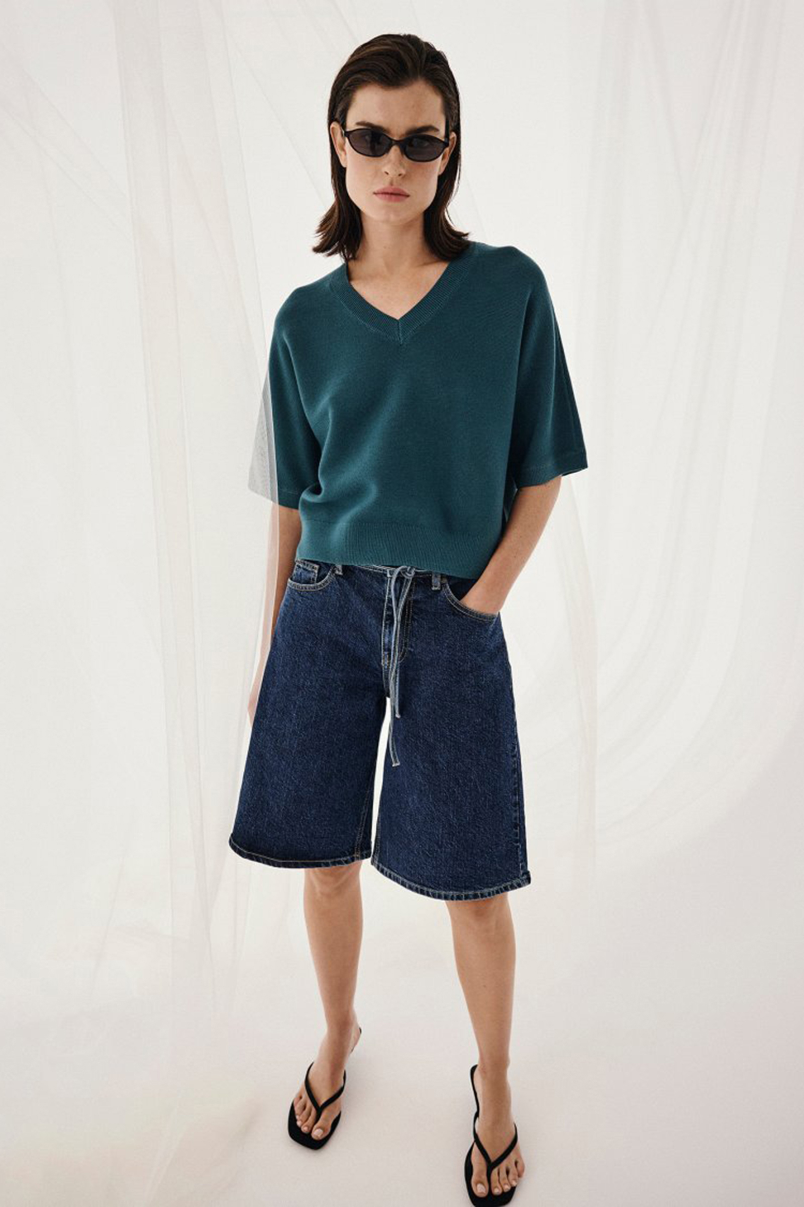 Dames broek blauw