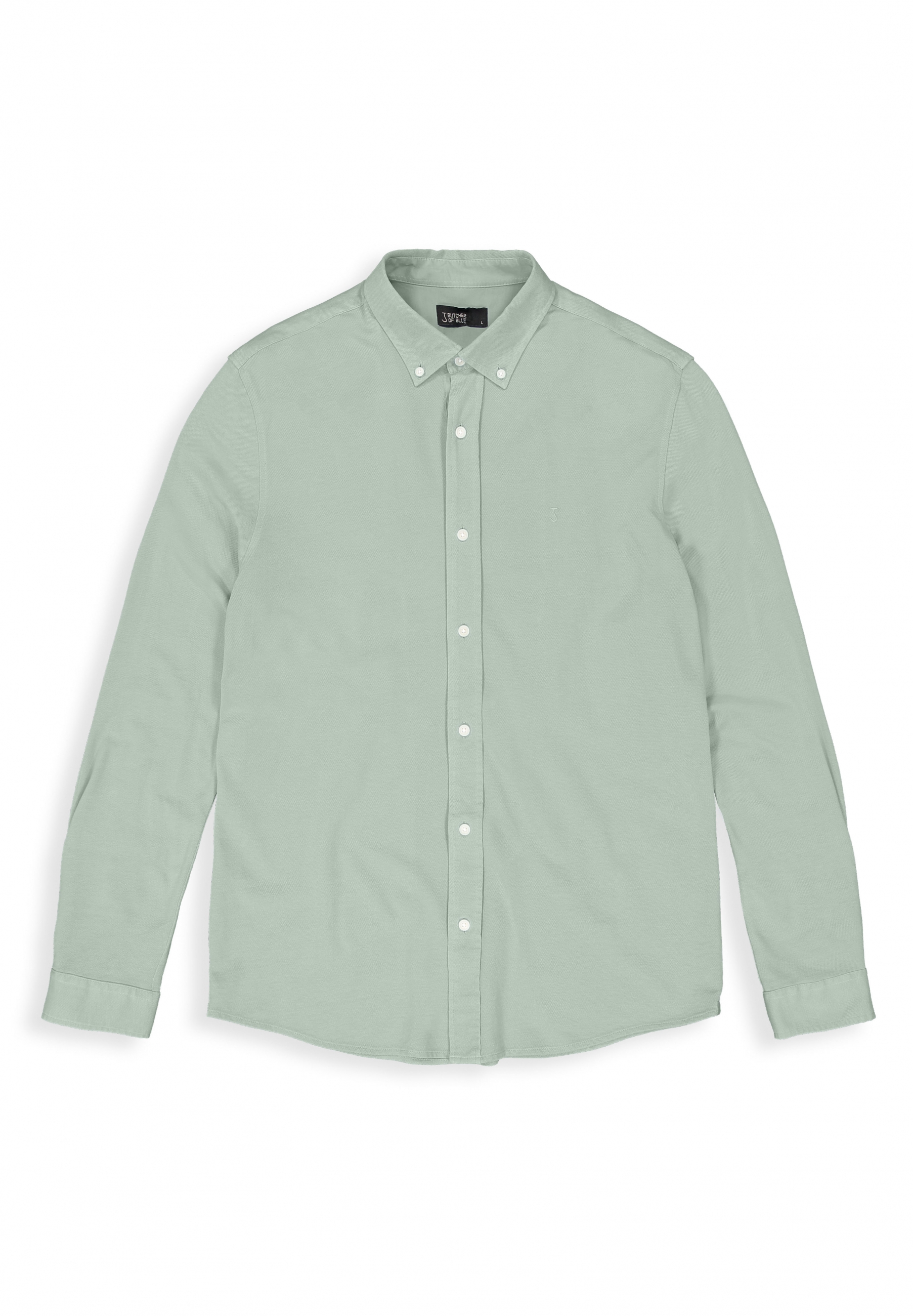 Heren overhemd lm casual groen