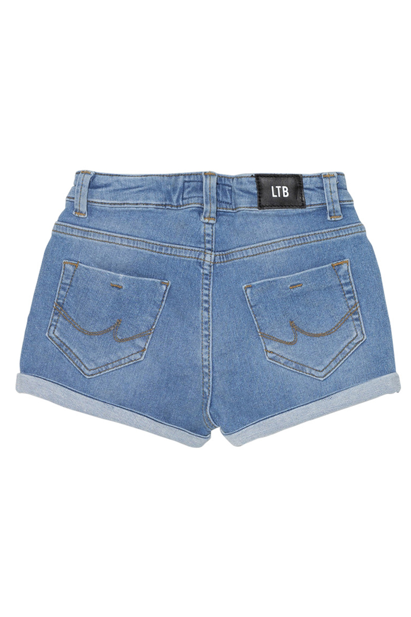 Meisjes short blauw