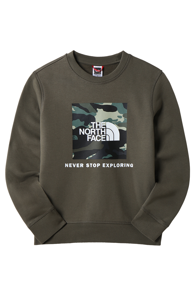 The North Face TEENS BOX CREW Groen-1 1