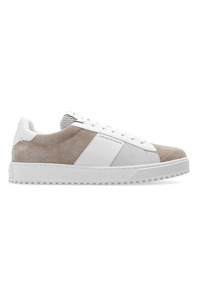 Emporio Armani Heren sneakers Bruin/Beige-1 1