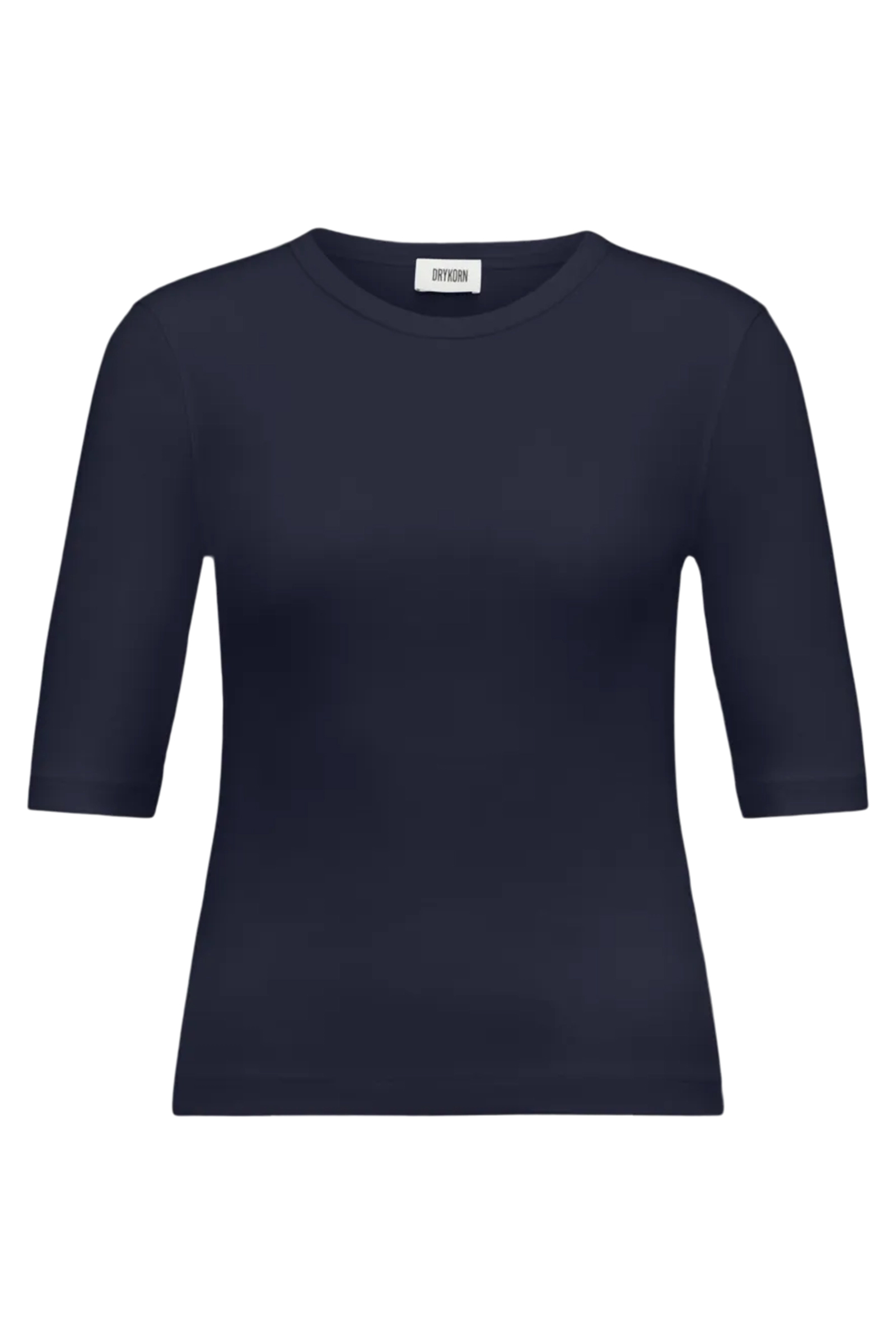 Dames t-shirt korte mouw blauw