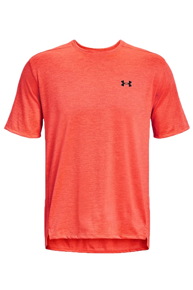 Under Armour Fitness heren t-shirt km Oranje-1 1