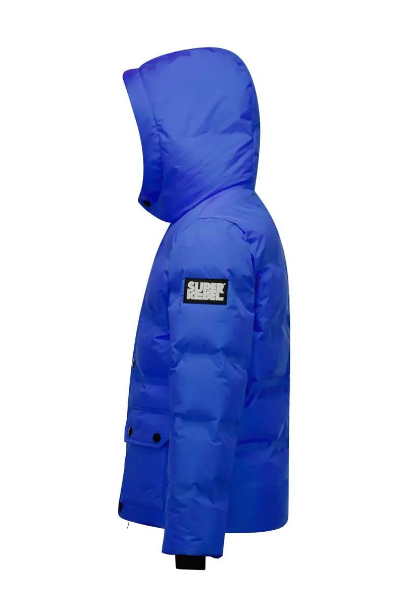 Wintersport jongens jack blauw