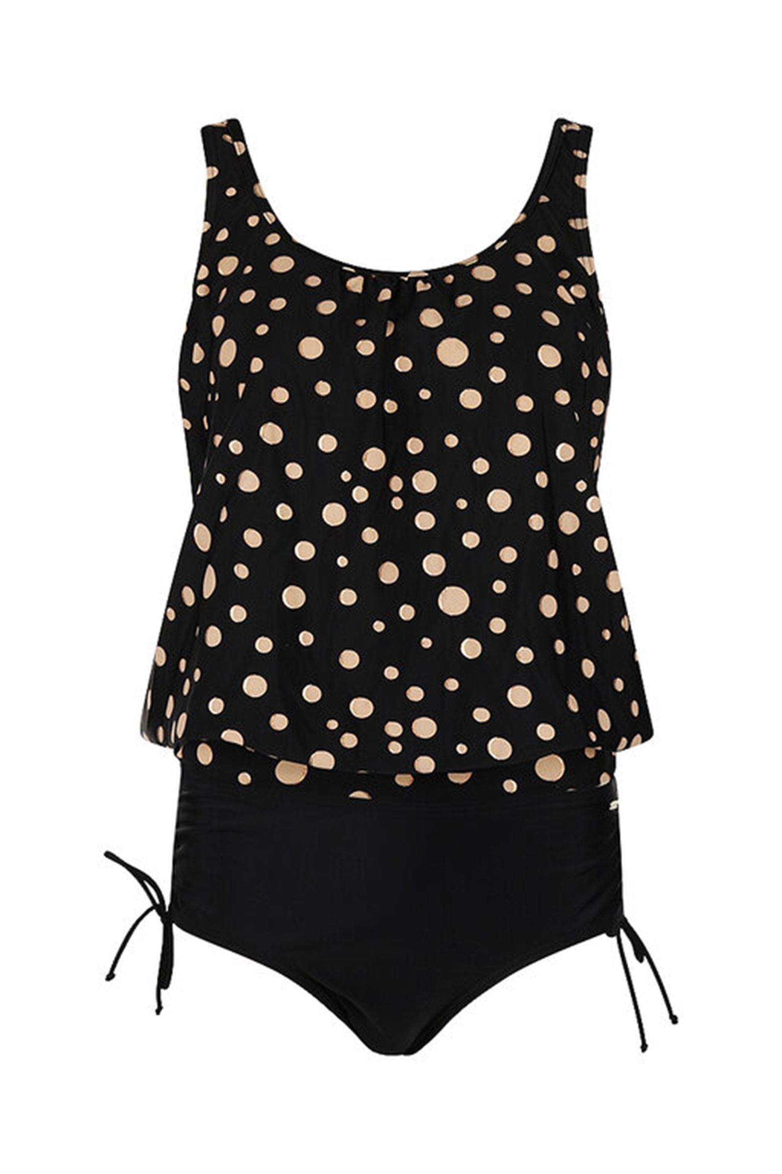 Bad/beach dames badpak mode zwart