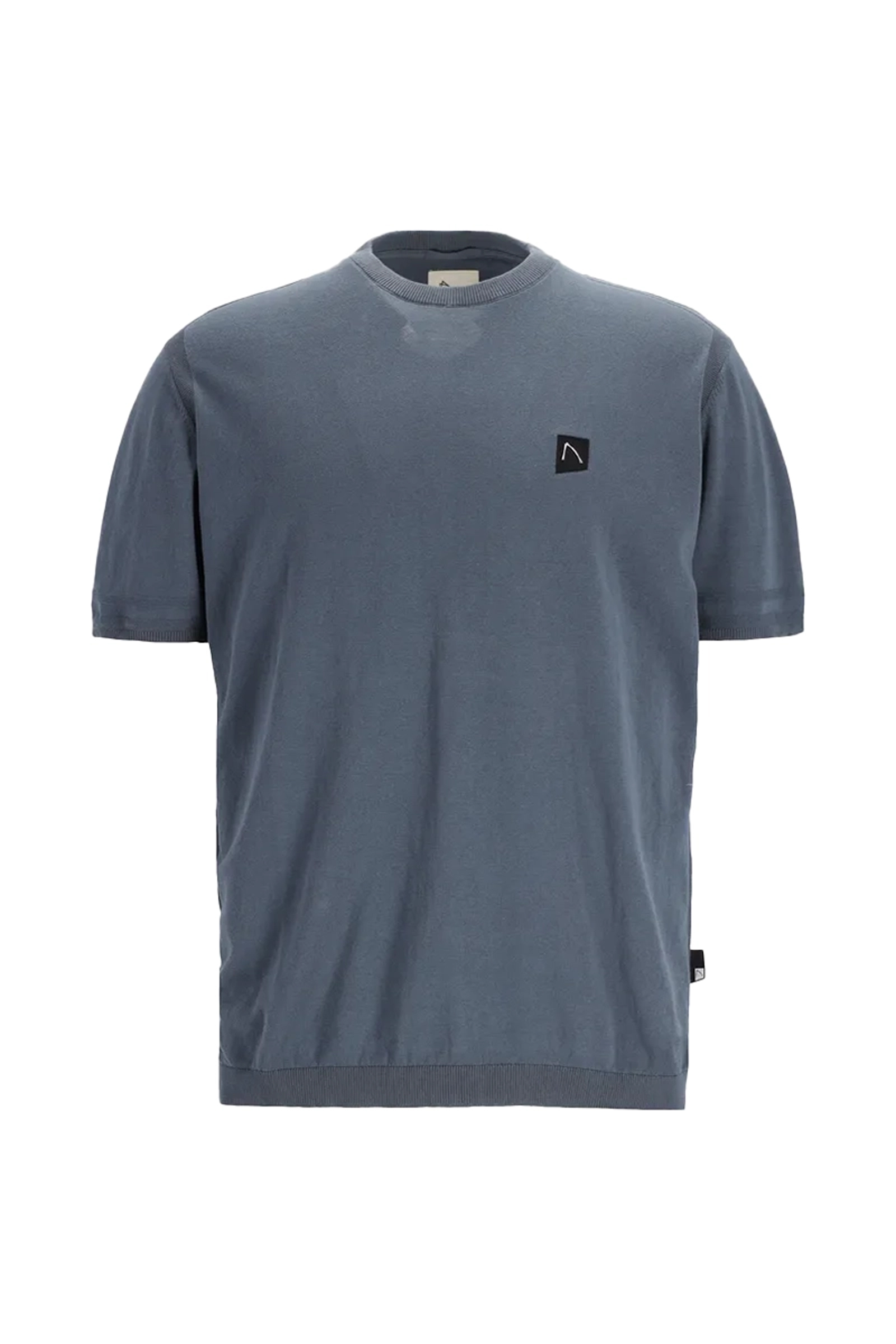 Heren polo korte mouw blauw