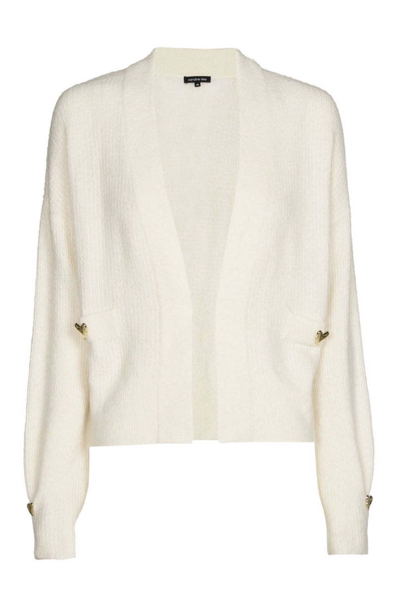 Dames vest ecru