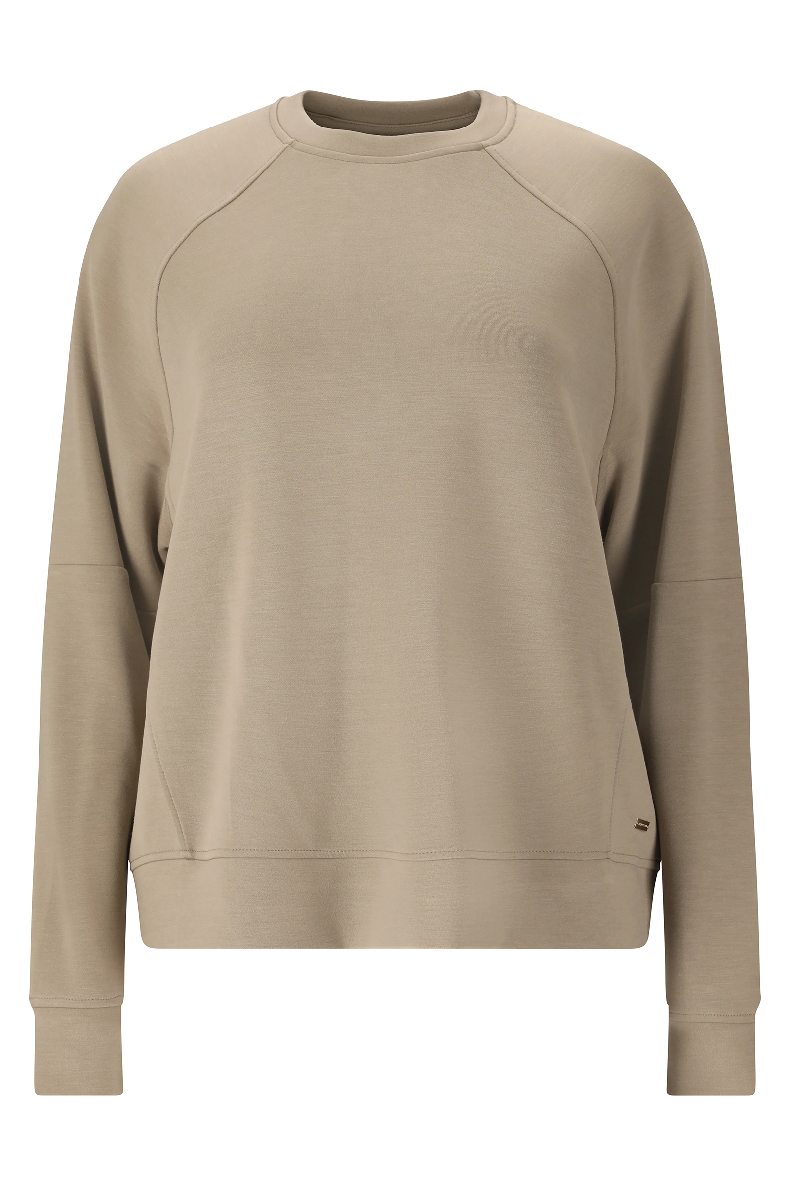 Fitness dames sweater ecru