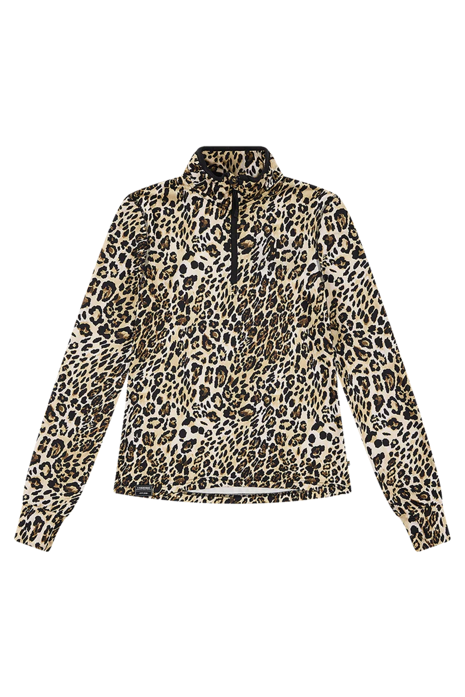 Wintersport dames pully+rits bruin