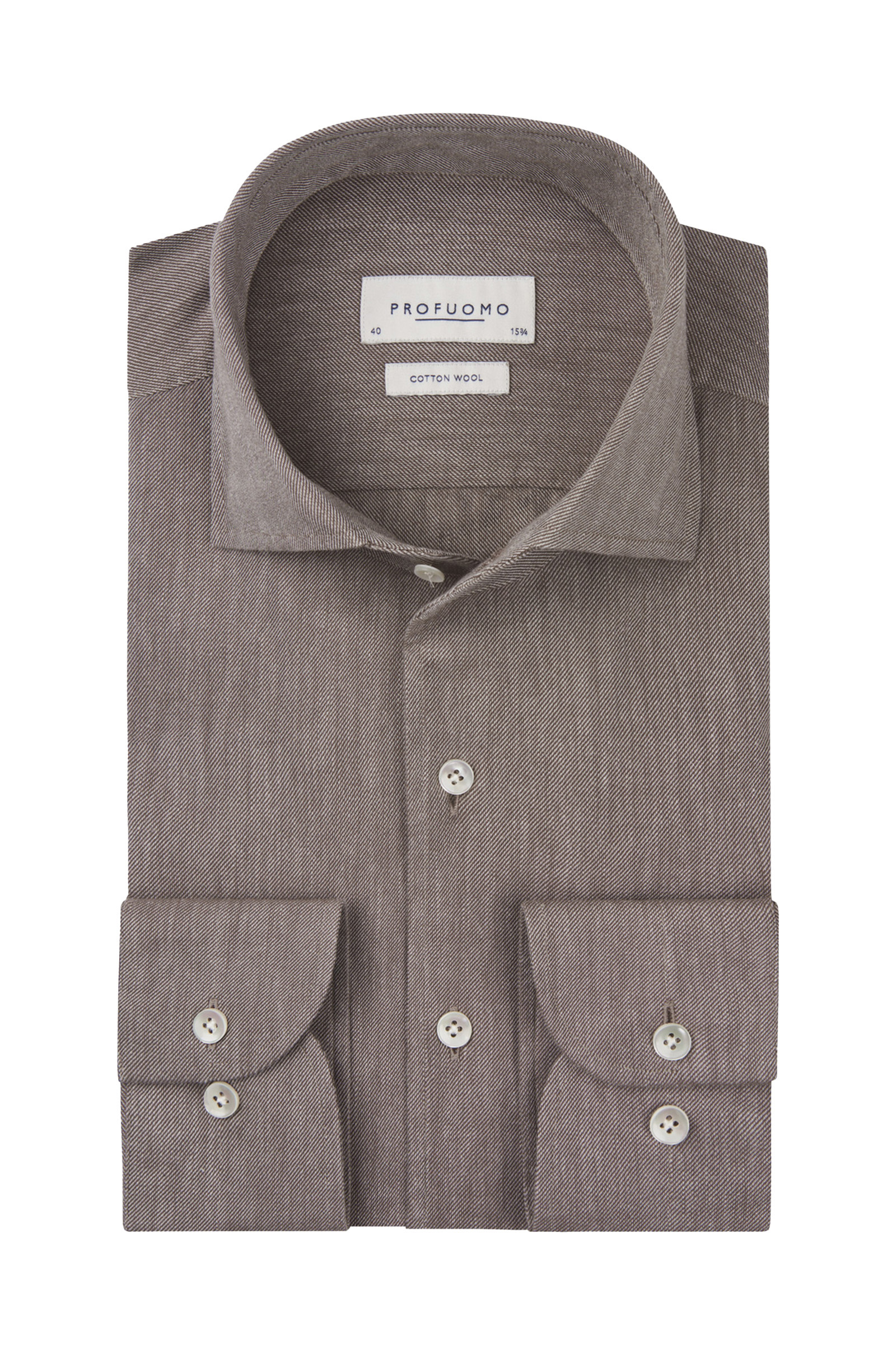 Heren t-shirt kortemouw bruin