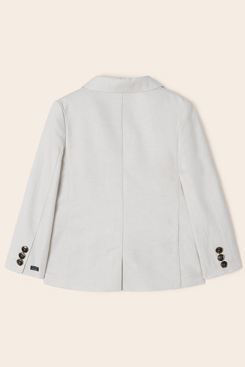 Mayoral tailored linen jacket Bruin/Beige-1 4