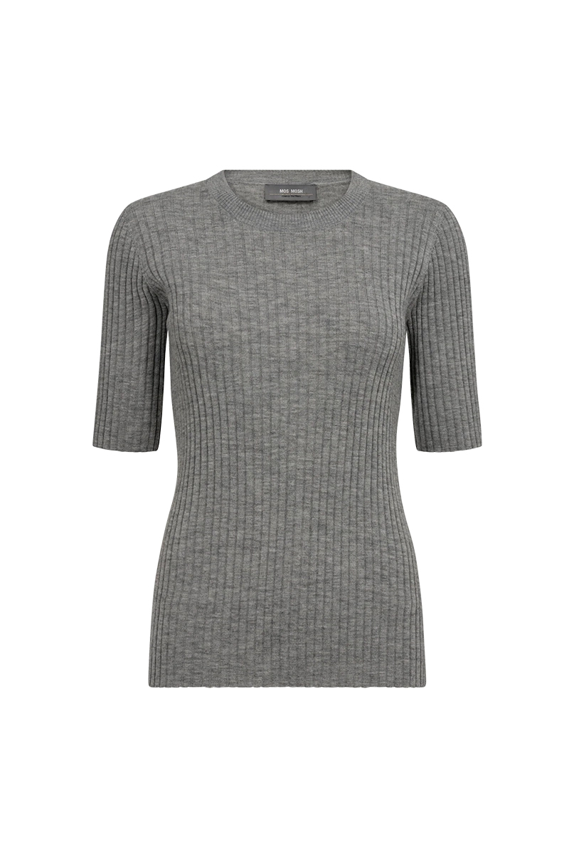 MMRelena Rib SS Crew Neck Knit