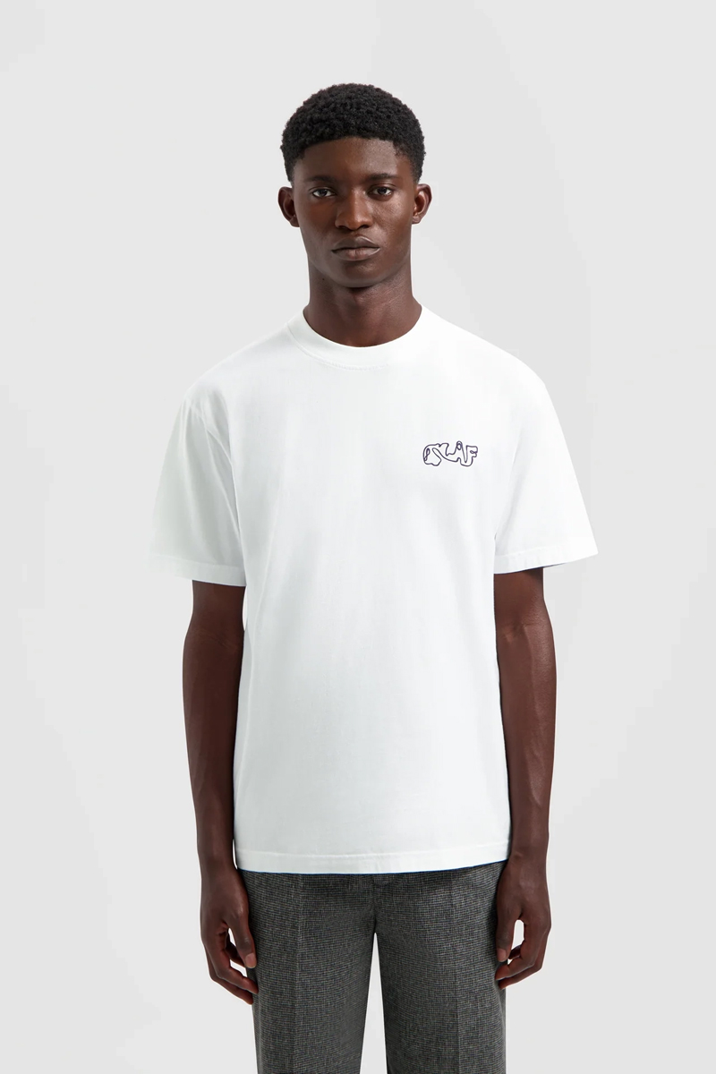 Heren t-shirt kortemouw wit
