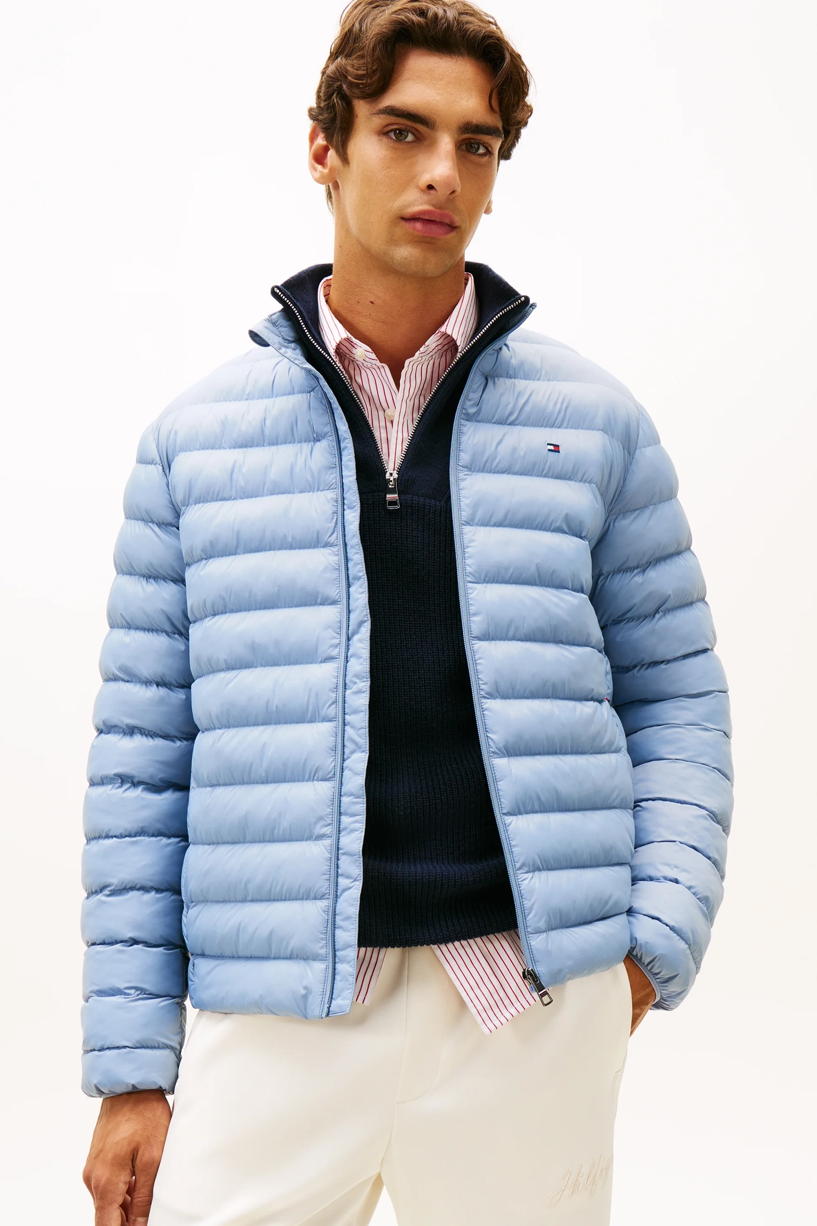 Heren jas blauw
