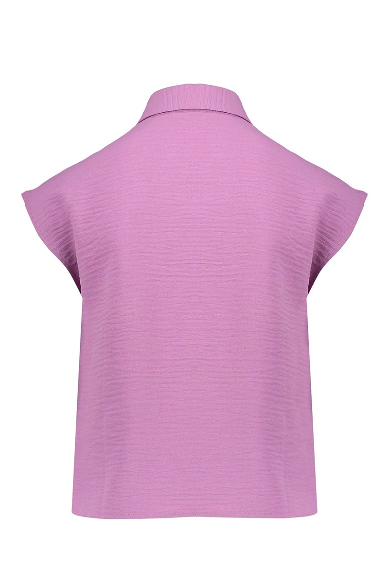 Geisha Blouse crinckle Paars-1 2