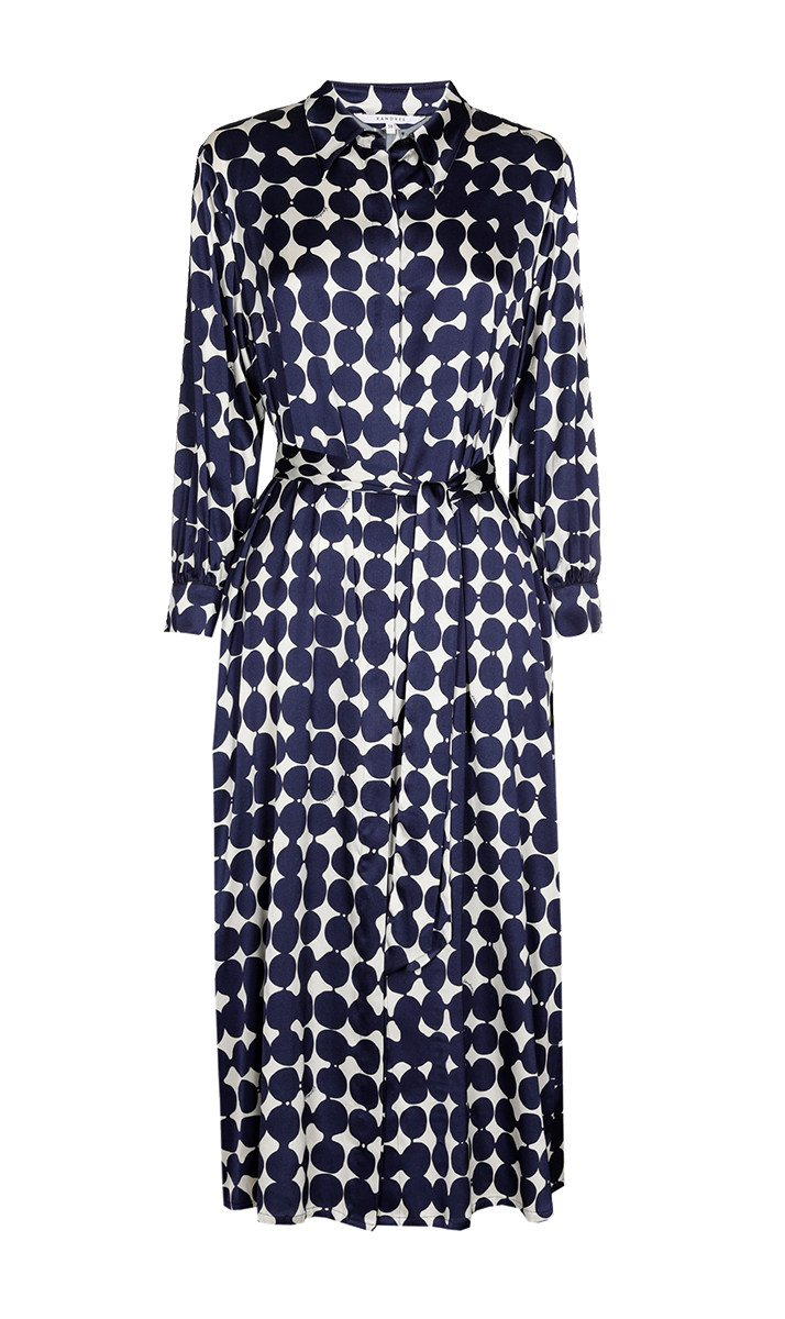 Dames jurk blauw