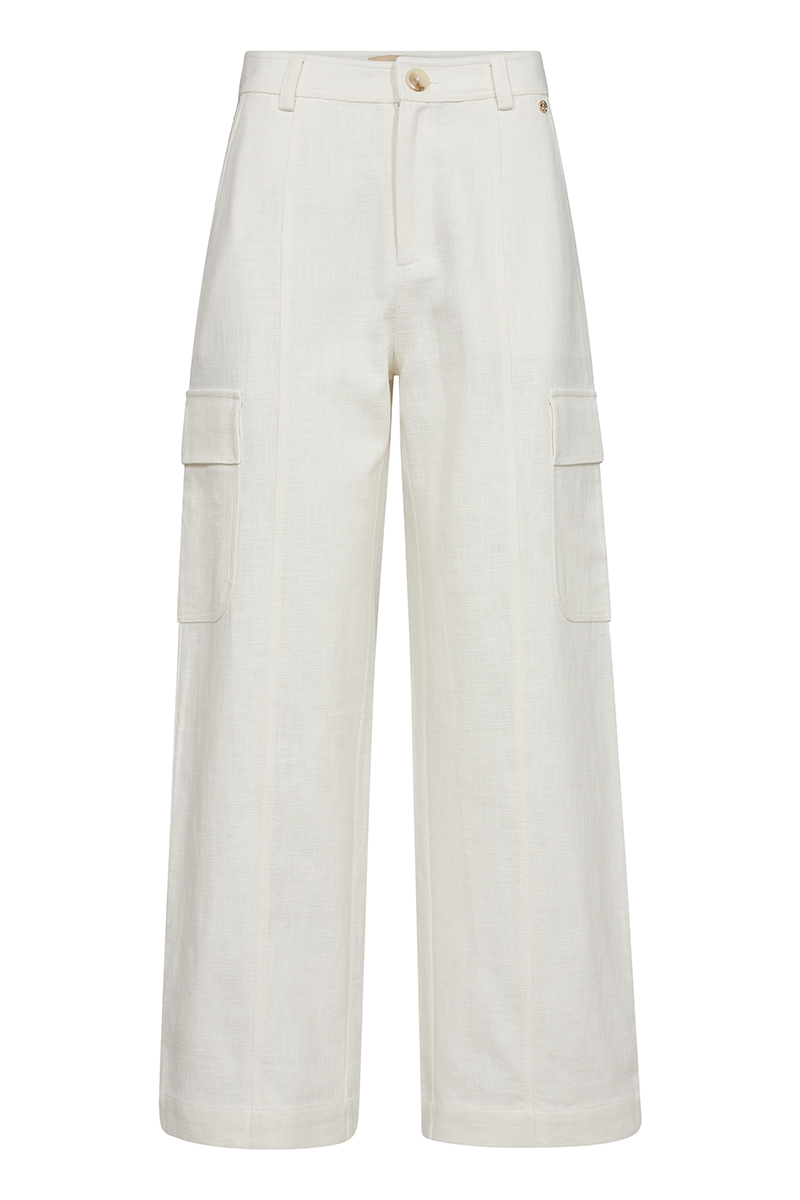 Mos Mosh MMPerri Ramie Pant Ecru-1 1
