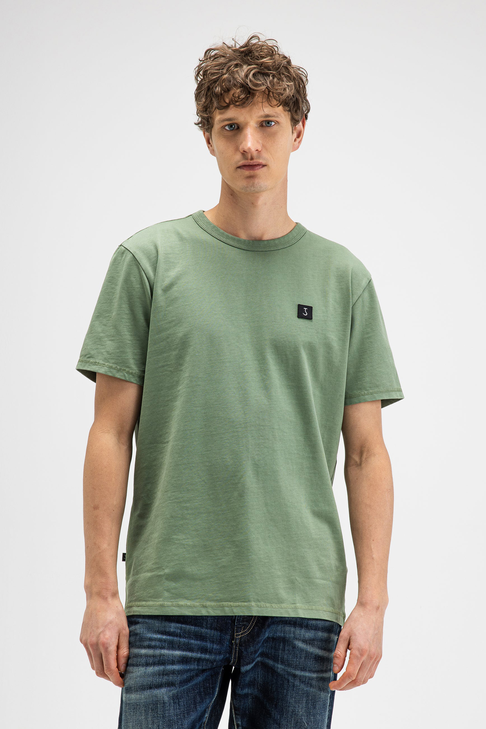 Heren t-shirt kortemouw groen