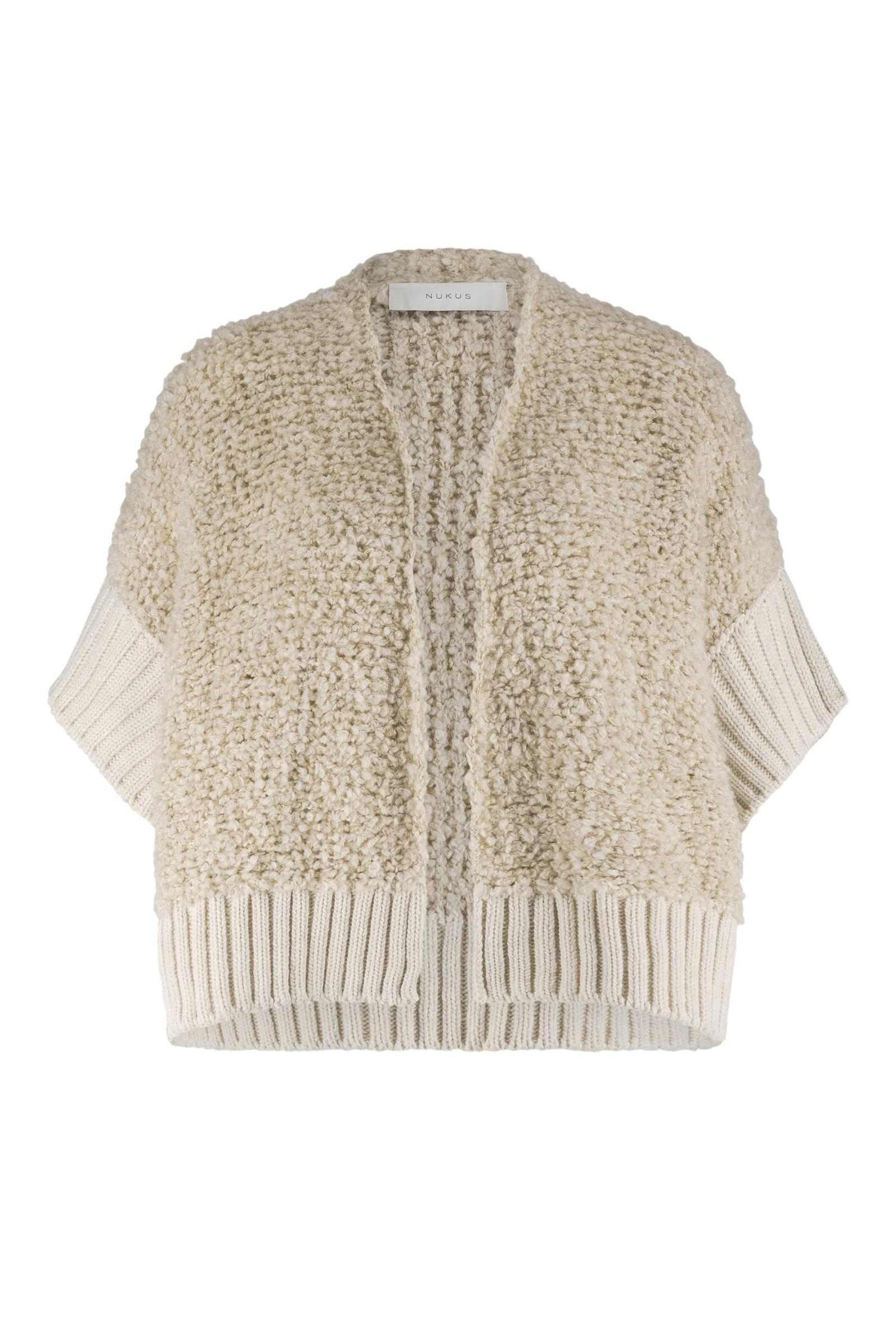 Dames vest bruin