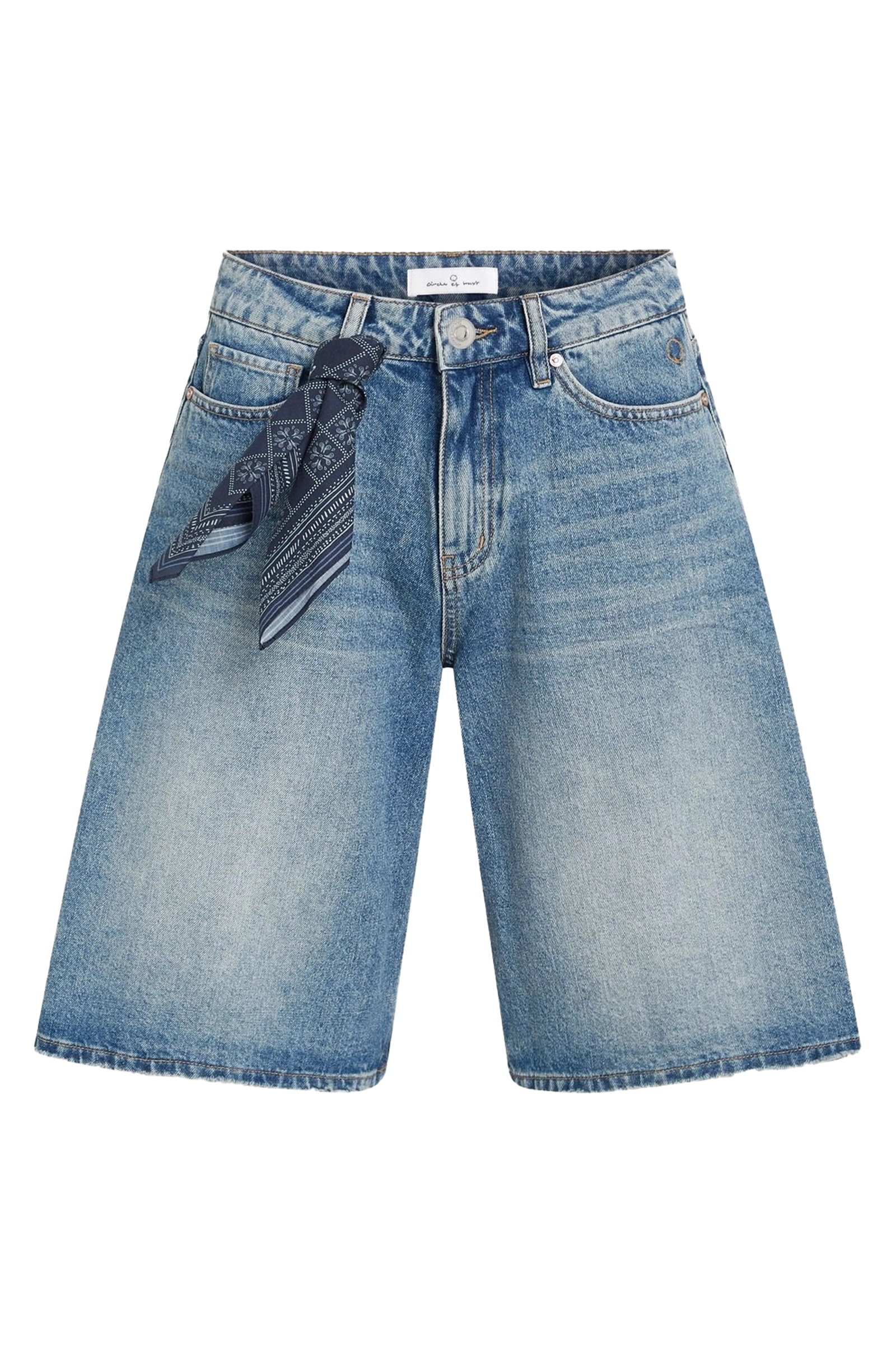 Dames short blauw
