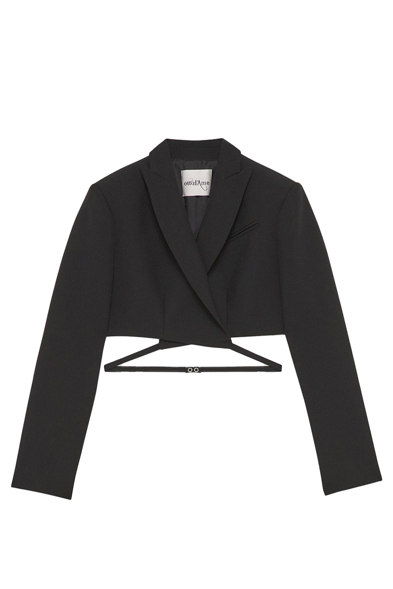 Dames blazer zwart