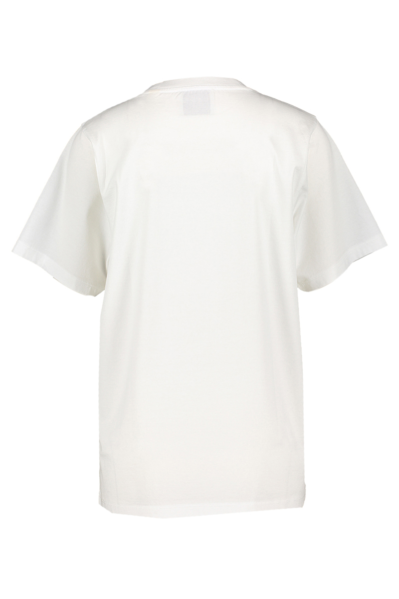 Meisjes t-shirt korte mouw wit