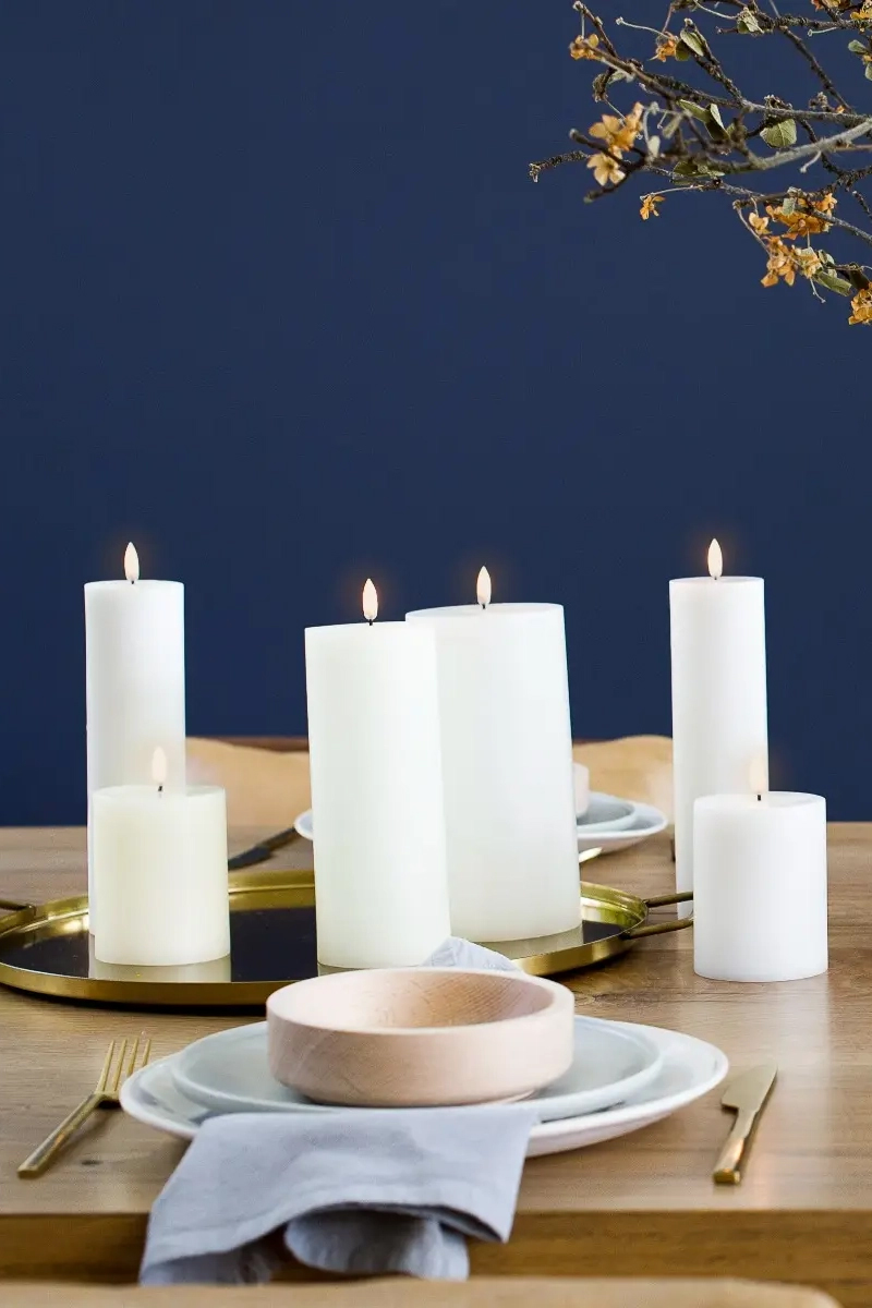 Home deco accessoires wit