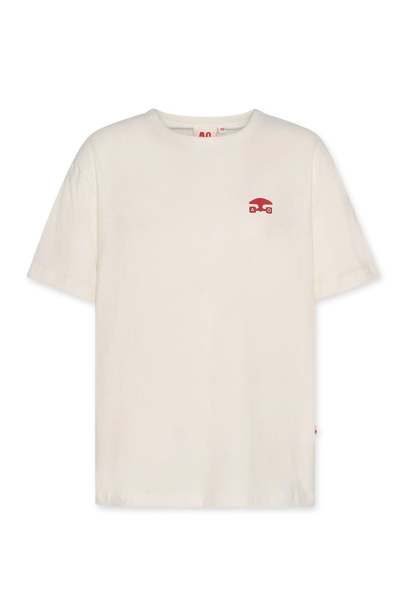 Jongens t-shirt korte mouw ecru