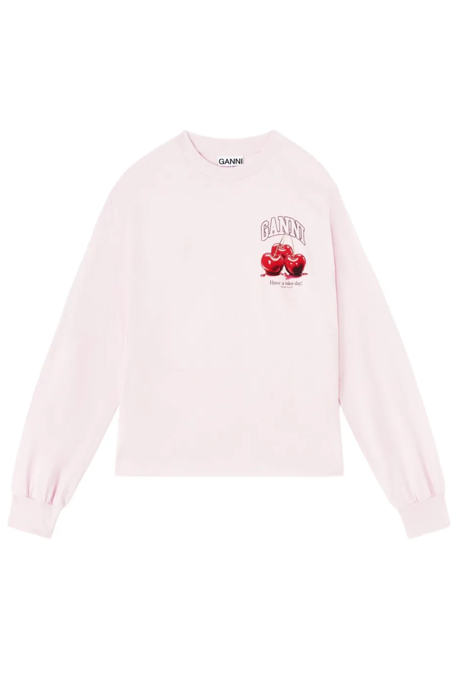 Dames t-shirt lange mouw rose