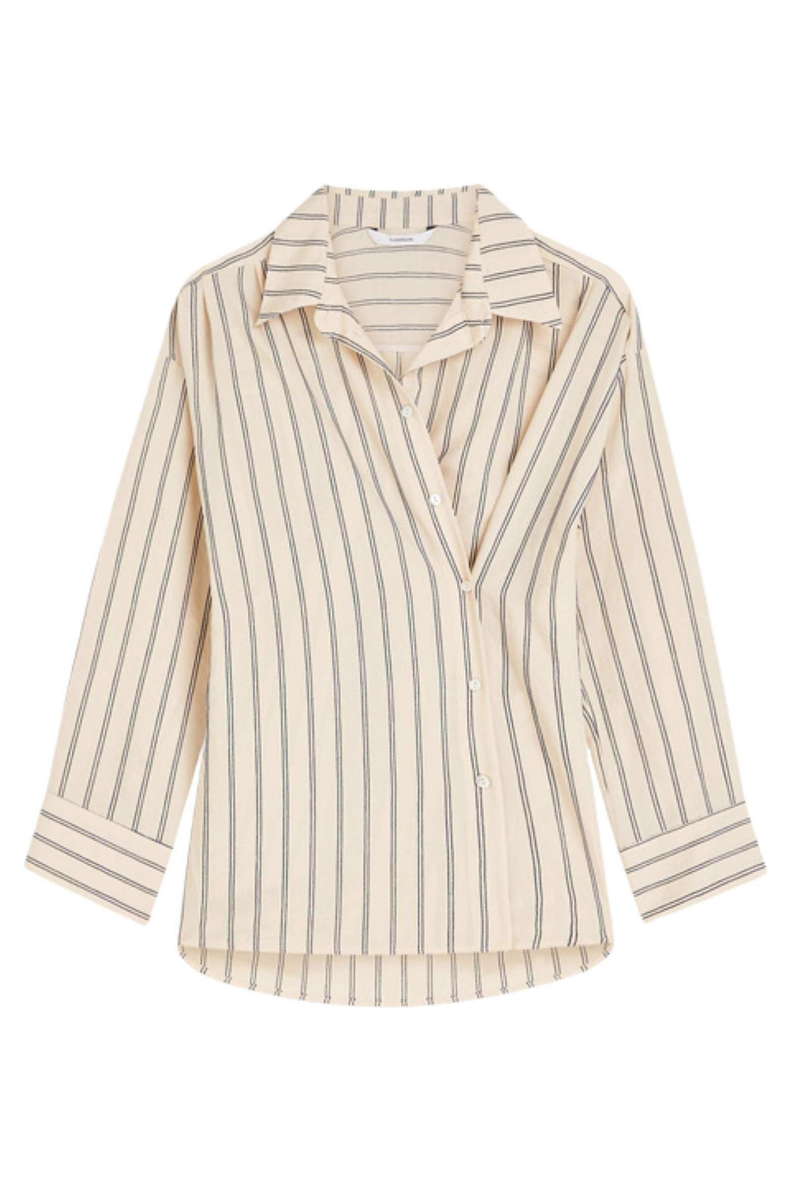 Dames blouse lange mouw ecru