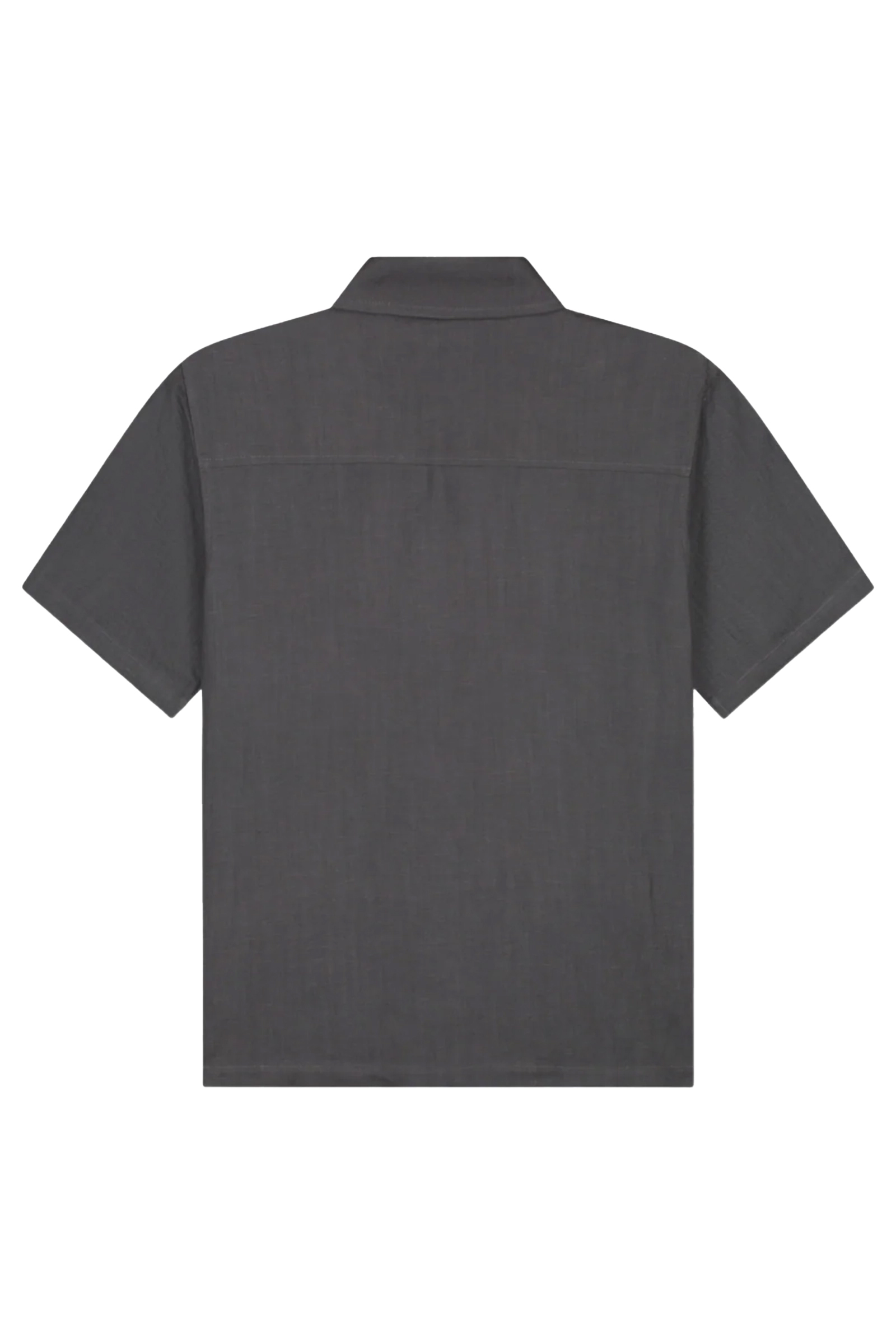 Heren overhemd km casual zwart