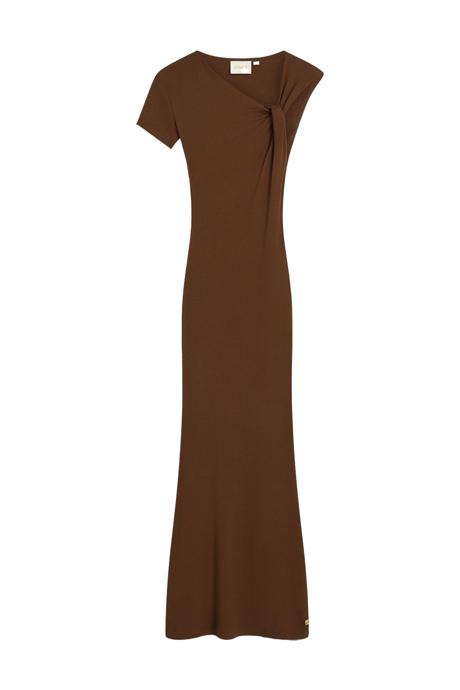 Dames jurk bruin