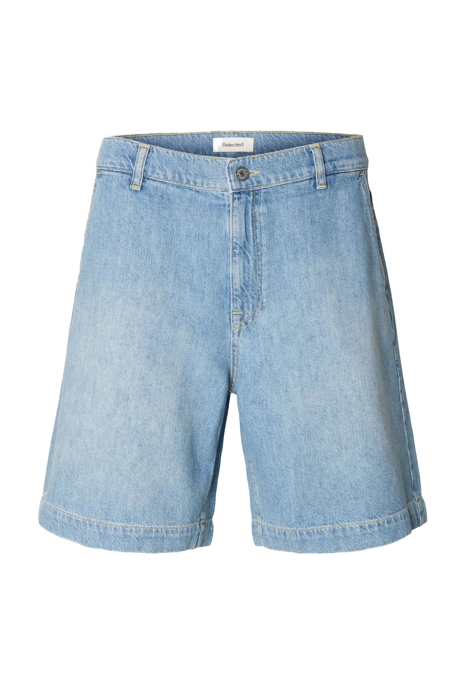 Heren short blauw