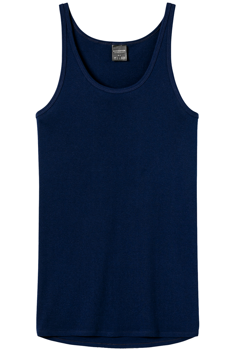 Ondergoed heren hemd blauw