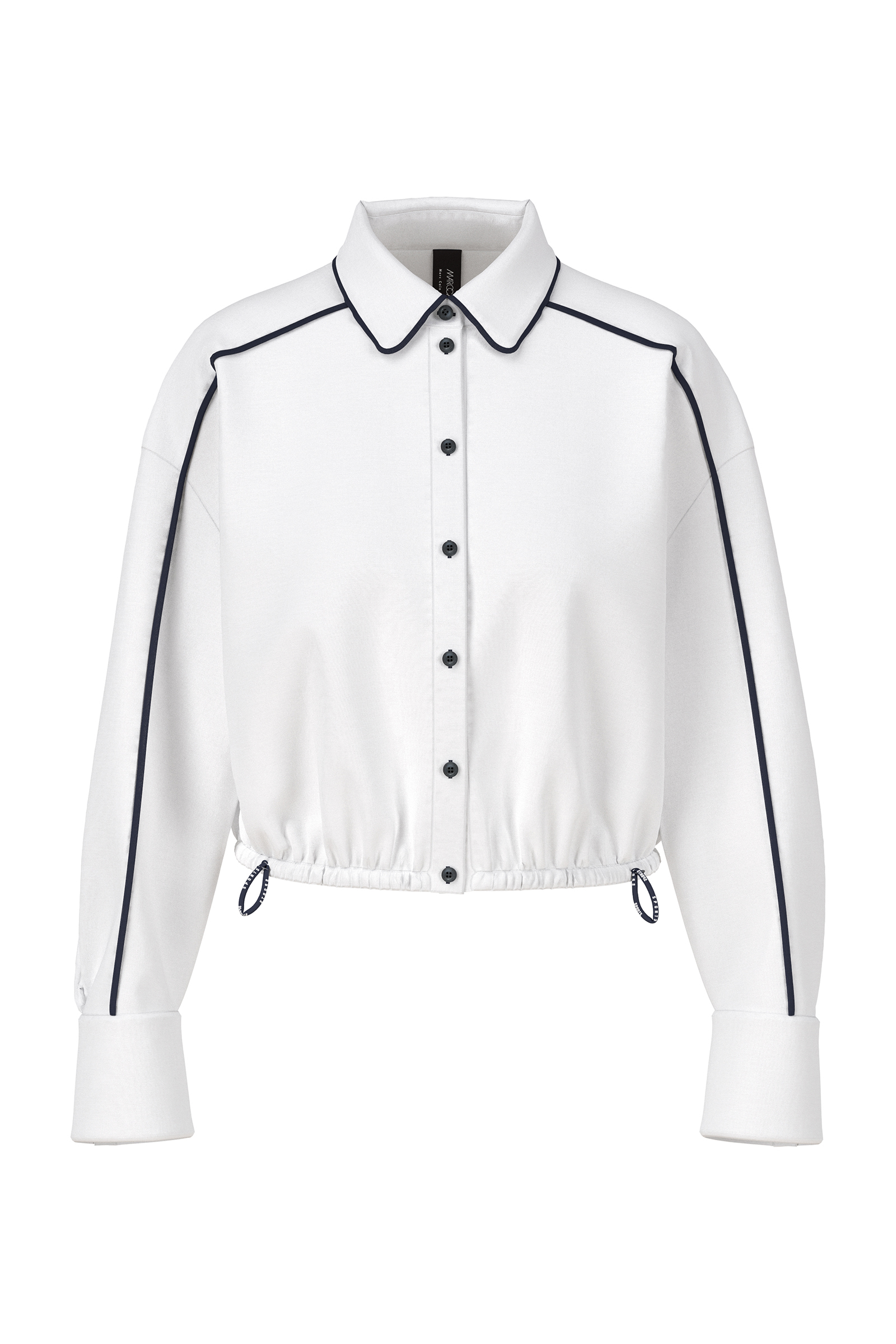 Dames blouse lange mouw wit