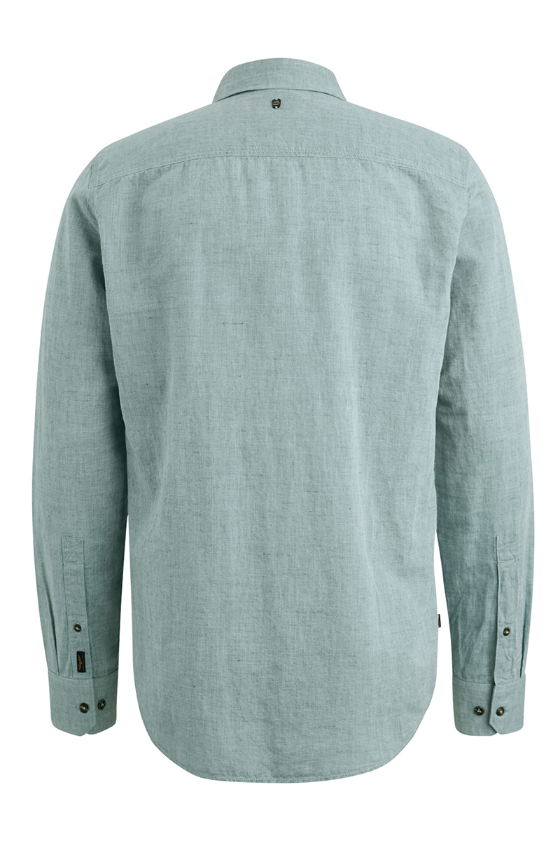 Heren overhemd lm casual groen