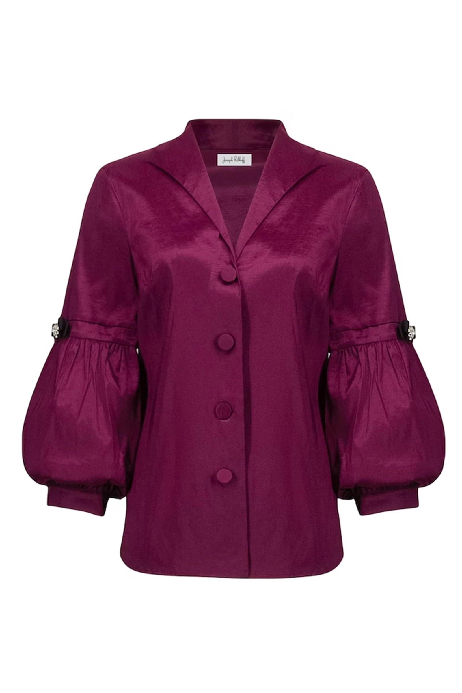 Dames blouse lange mouw rood