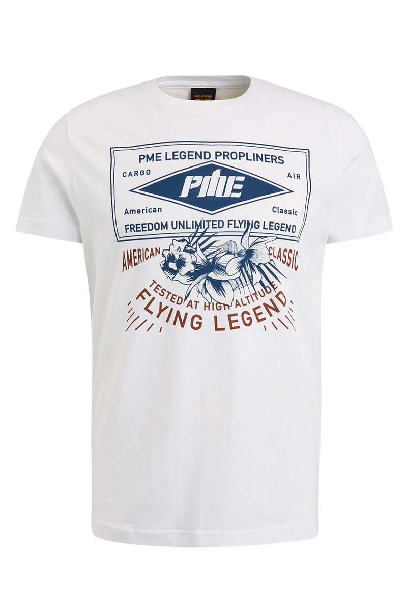 PME Legend Short sleeve r-neck Single Jersey Wit-1 1