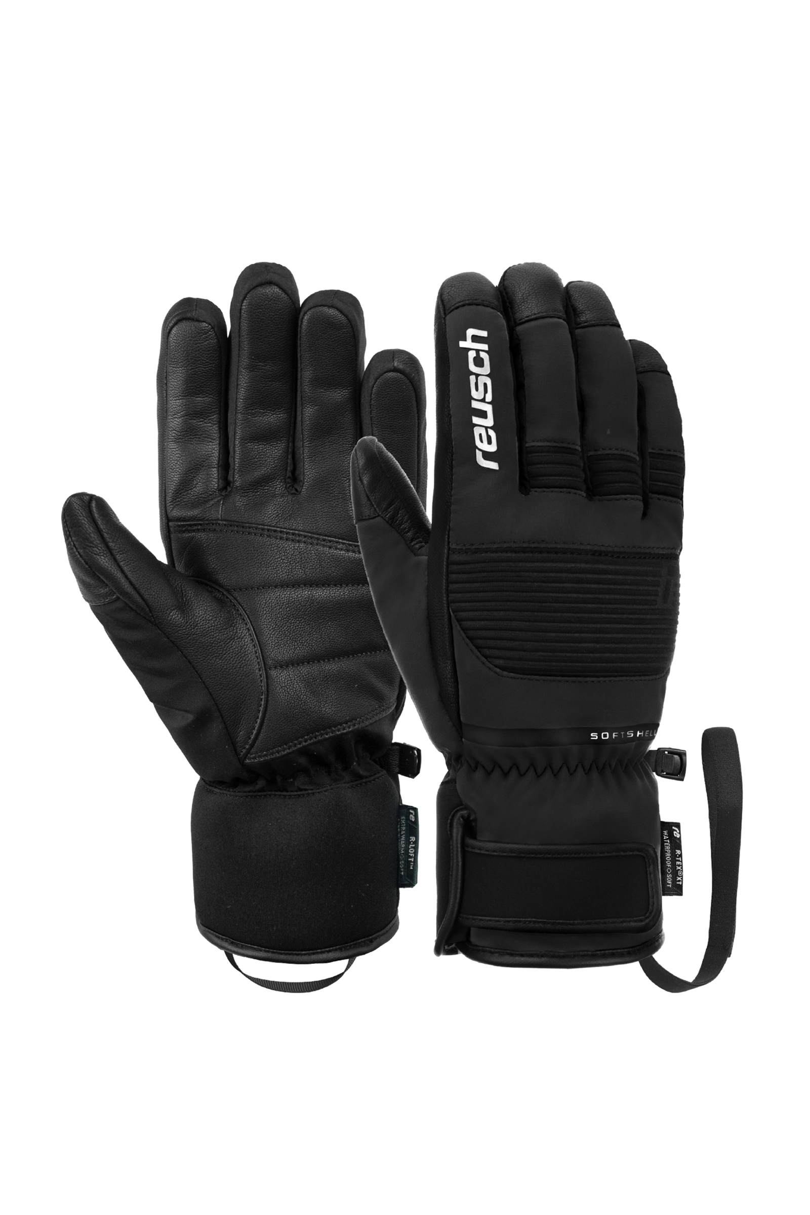 Wintersport handschoen ski sr zwart